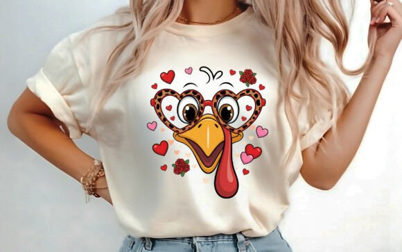 Download Funny Valentine Turkey Face Sublimation - Sub Collection