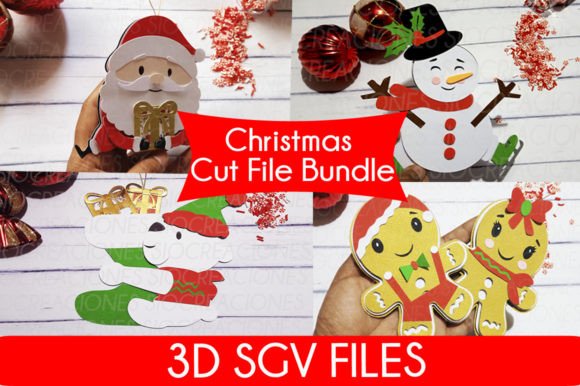 Download Christmas Cut File Bundle - Christmas cut file Collection