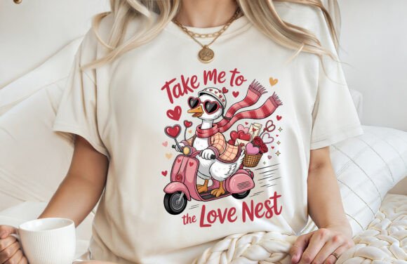 Download Funny Valentines Goose Sublimation PNG - Sub Collection
