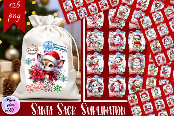 Download Santa Sack Sublimation Christmas Bundle - Sub Collection