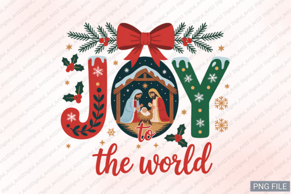 Download Joy to the World Sublimation Design - Sub Collection