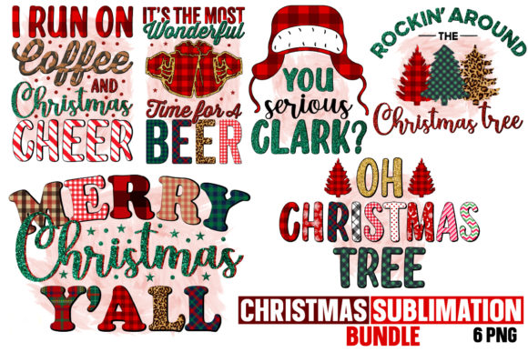 Download Christmas Sublimation Bundle Design - Sub Collection