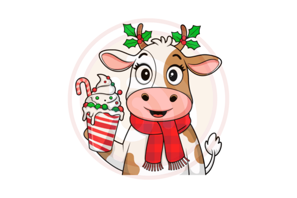 Download Highland Cow Christmas Svg, Hot CocA Svg - Cow christmas svg Collection