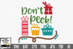 Download Don't Peek - Christmas Cut File - Christmas cut file Collection