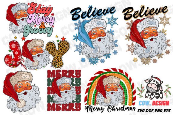 Download Santa Christmas Bundle SVG Sublimation - Sub Collection
