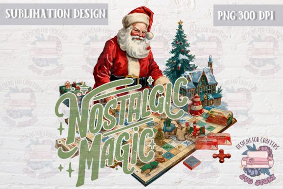Download Retro Christmas PNG Sublimation Magic - Sub Collection